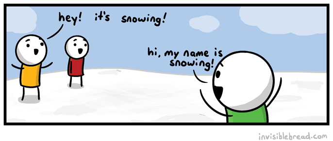 It’s Snowing